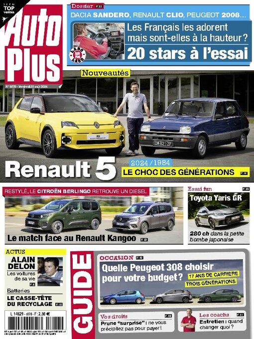 Editions Mondadori Axel Springer (EMAS)作のAuto Plus Franceの作品詳細 - 貸出可能